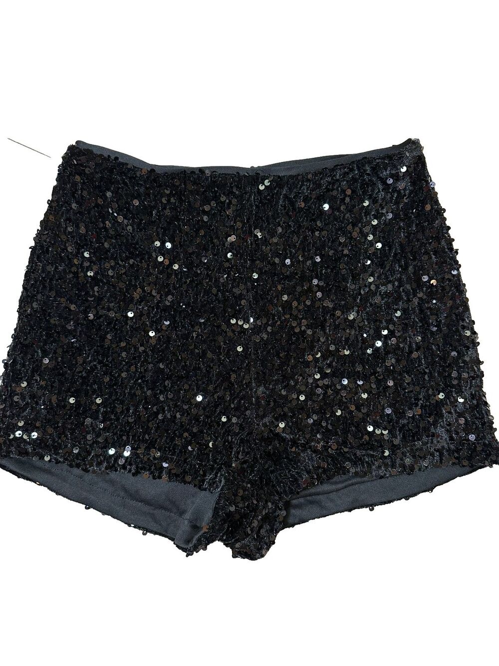 Altard State Hot Shorts Off Duty Model Sequin Showgirl Maximal Velvet NWT S